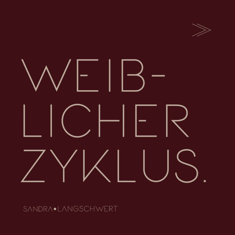 zyklisch leben im weiblichen Zyklus