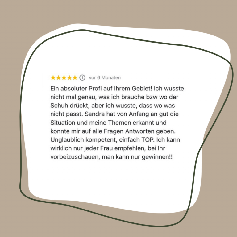 Kundinnen-Feedback TCM-Ernährungsberatung